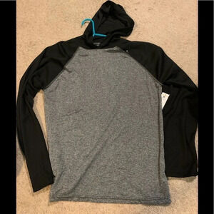 ZonePro hooded casual gray pullover size L